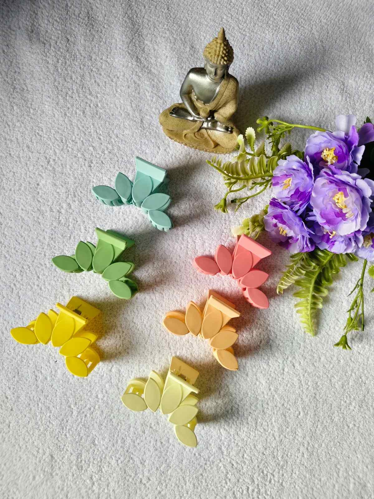 Butterfly hair claw clips